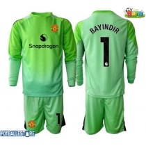 Manchester United Altay Bayindir #1 Keeper Tredjedraktsett Barn 2025-26 Langermet (+ Korte bukser)